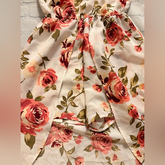 2 Floral Kids Dresses Set size Large - Picture 2 of 9